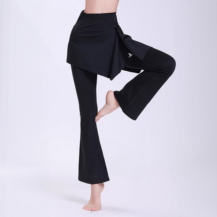 메이첼 여성용 해핀 필라테스 요가 힙 커버 랩 스커트 11018