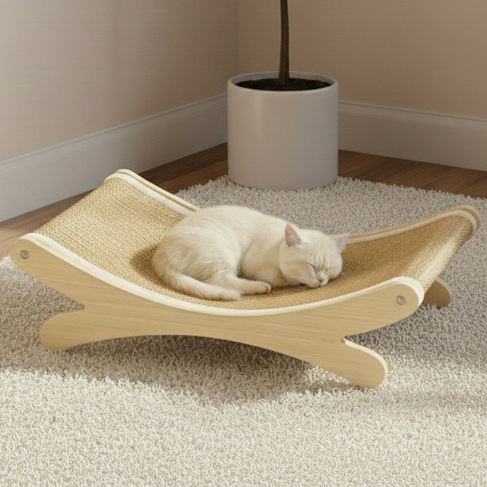 둥둥펫 고양이 소파형 묘체공학 사이잘 침대 스크래쳐