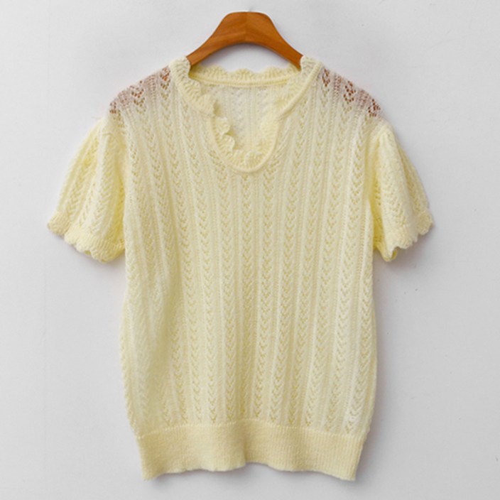 엔비룩 여성용 코니파스텔 니트