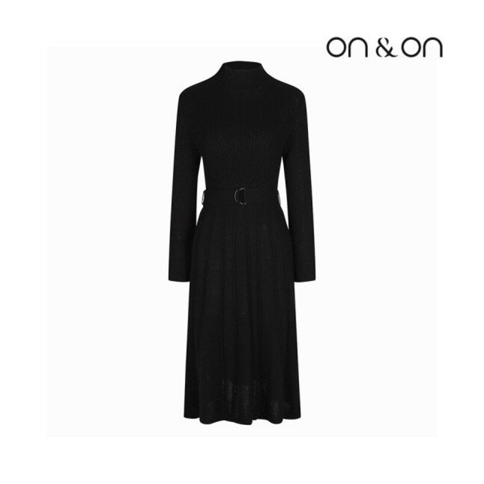 온앤온 벨티드 반목 니트 원피스(JK2WOA13) 722297