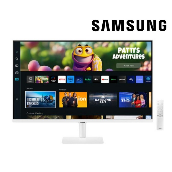 삼성 모니터 M5 S27DM501 27인치 68.6cm 화이트 스마트모니터 TV 유튜브 넷플릭스 미러링 OTT S27CM501 후속모델, S27DM501