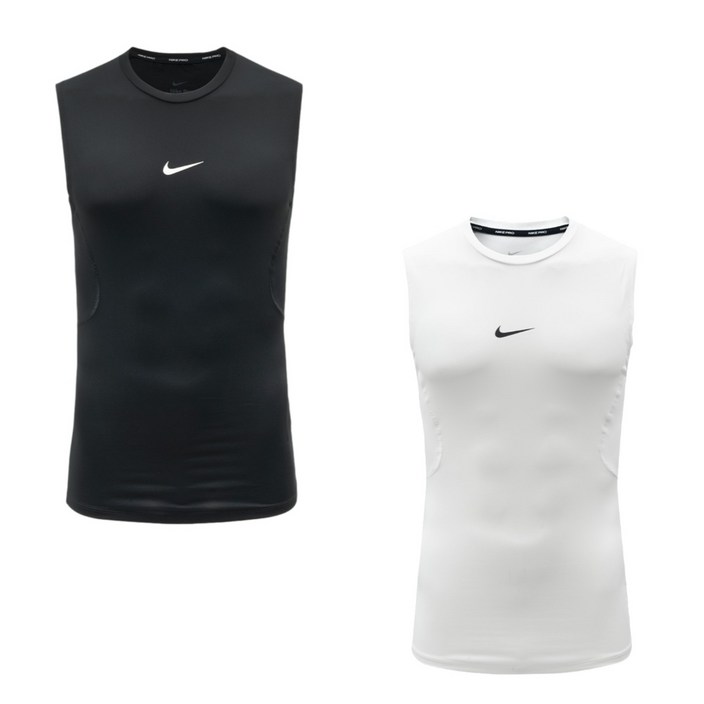 나이키 프로 민소매 기능성웨어 나시 헬스 런닝 등산 스포츠 테크핏