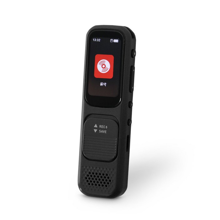 아이리버 블루투스 MP3플레이어 T80 마이크로SD 32GB 파이널오디오 고급 이어폰 ICPAT2000 증정 스피커 음성녹음 구간반복 재생속도조절, 블랙