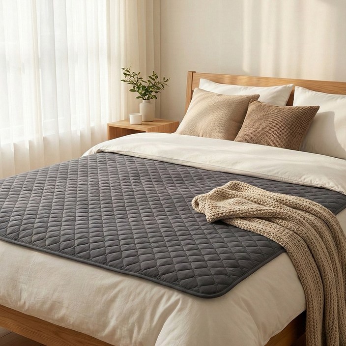 더문 탄소매트 전자파없는 EMF 카본 두꺼운 온열 전기매트 한일의료기