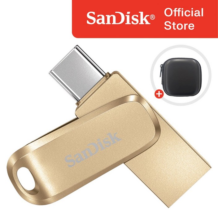 샌디스크 USB 메모리 C타입 OTG USB SDDDC4 USB 케이스 증정, 골드, 512GB, 1개 샌디스크 USB 메모리 C타입 OTG USB SDDDC4 USB 케이스 증정, 골드, 512GB, 1개