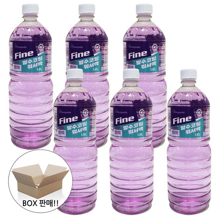 25도 OK 퍼팩트 발수코팅 워셔액 1.8X6개 사계절 유리세정제, 6개, 1.8L 25도 OK 퍼팩트 발수코팅 워셔액 1.8X6개 사계절 유리세정제, 6개, 1.8L