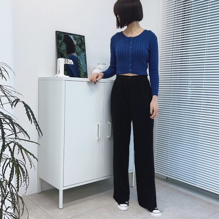 국산 숏 롱 겨울 바지 여성 기모 바지 와이드 팬츠 겨울 기모 슬랙스