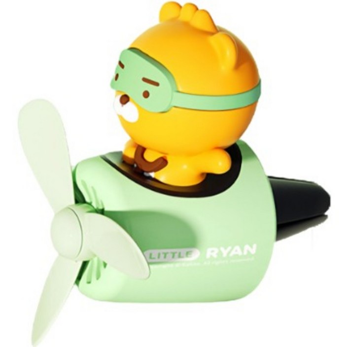 인기17종 차량용 송풍구 프로펠러 방향제 피규어 캐릭터리필2매, 9라이언 카카오, 1세트