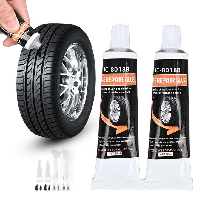 슈퍼인 초강력 타이어 수리 접착제 자동차 오토바이 자전거 다용도 고무 본드 패치