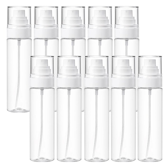 닥터보틀 울트라 안개분사 스프레이 미스트공병, 10개, 화이트울트라 100ml