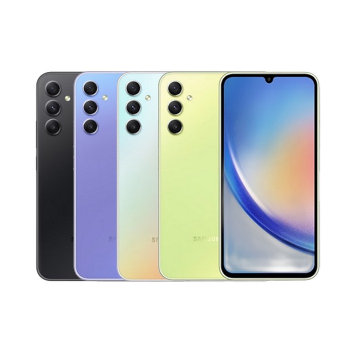 SMA346 갤럭시A34 128GB 미사용 공기계 새제품 알뜰폰 통신3사 모두이용가능