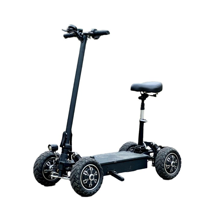 전기 4륜 스쿠터 접이식 전동 추천 전기스쿠터 4륜스쿠터 어르신스쿠터 전기4륜스쿠터, E9 블랙 팔걸이 의자판 이중구동 1000W 모터 , 48V