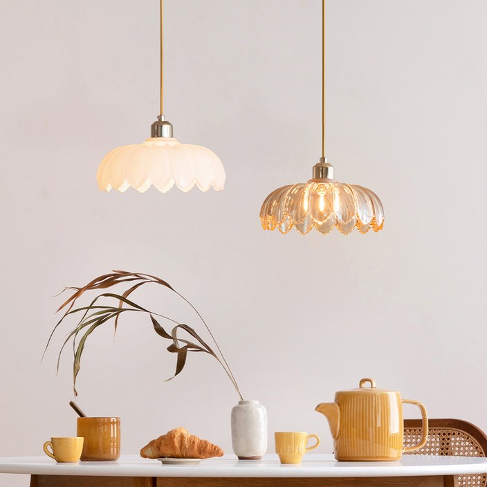 엠버 1등 식탁등 식탁조명 골드램프포함