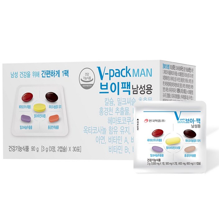 안국약품 남성용 브이팩 V-PACK 영양제 30p