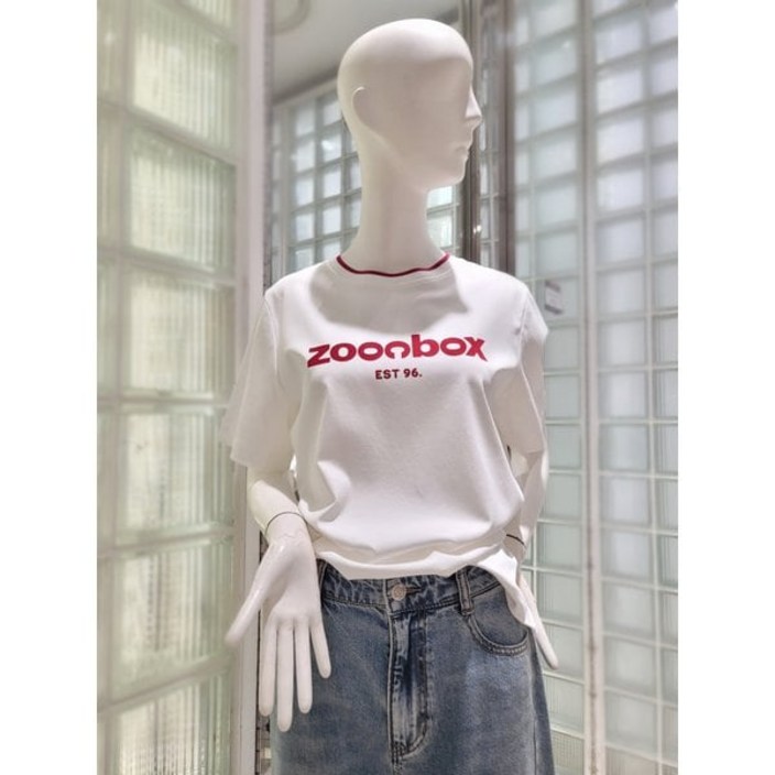 ZOOC 쥬크 Z00C 로고포인트 배색라인 티셔츠 V252PSM931 P003555508 110574 ZOOC 쥬크 Z00C 로고포인트 배색라인 티셔츠 V252PSM931 P003555508 110574