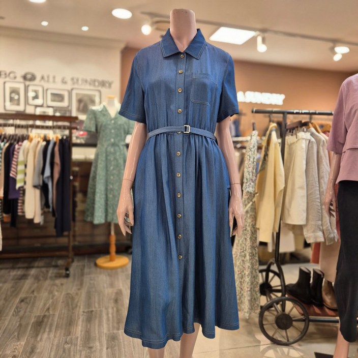 BCBG [올앤선드리]   OP 원피스 _ A5M4O630    53   [M/BLUE]