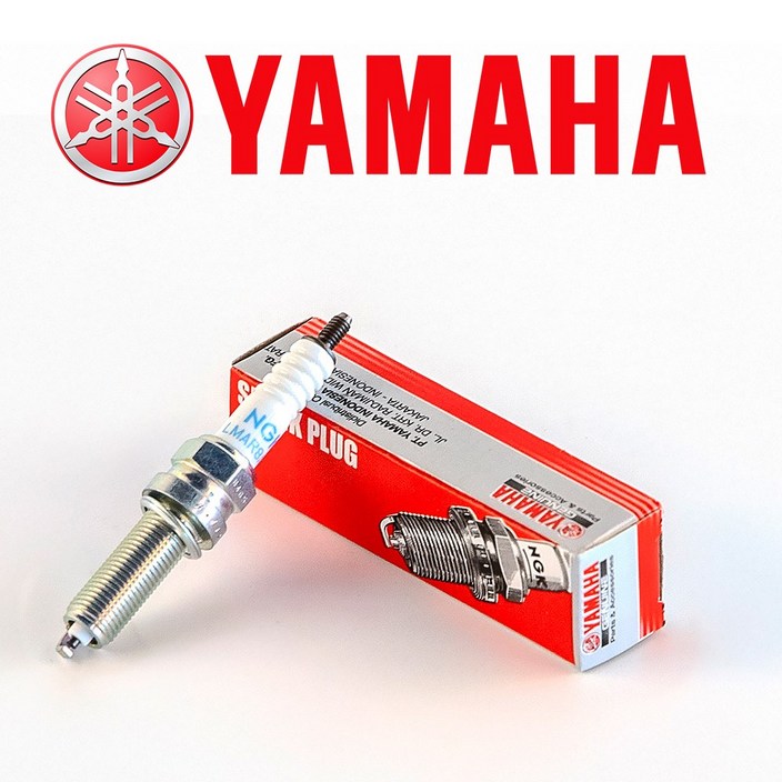 야마하 오토바이 바이크 스파크플러그 점화플러그 YAMAHA LMAR8A-9, 1개