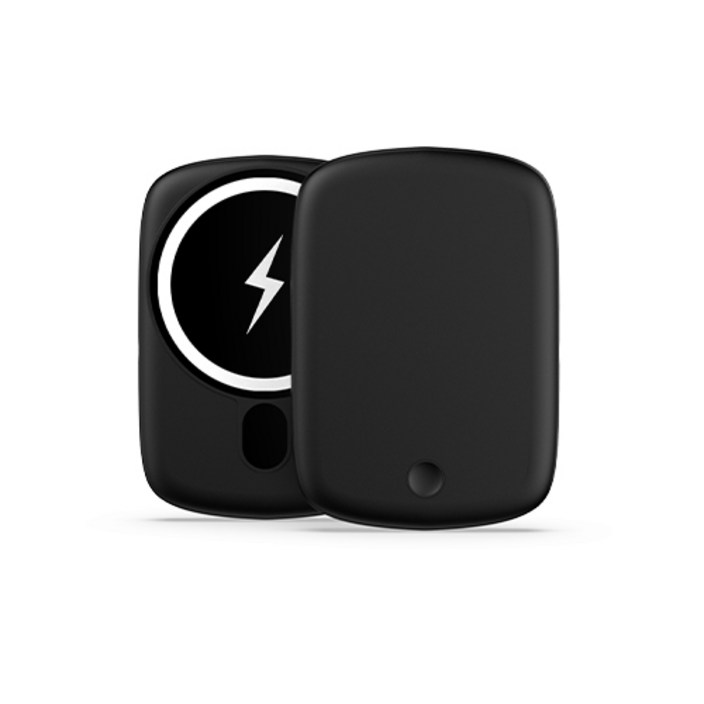 맥세이프 갤럭시 아이폰 고속 무선충전 보조배터리, 블랙