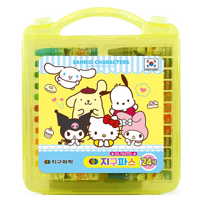 지구화학 산리오 캐릭터즈 크레파스