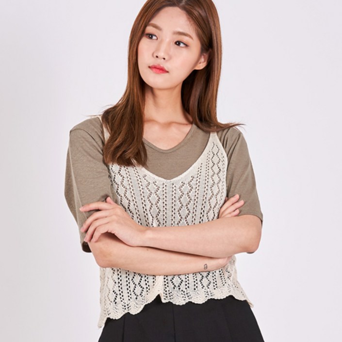 반에이크 여성용 린넨티셔츠 반에이크 여성용 린넨티셔츠
