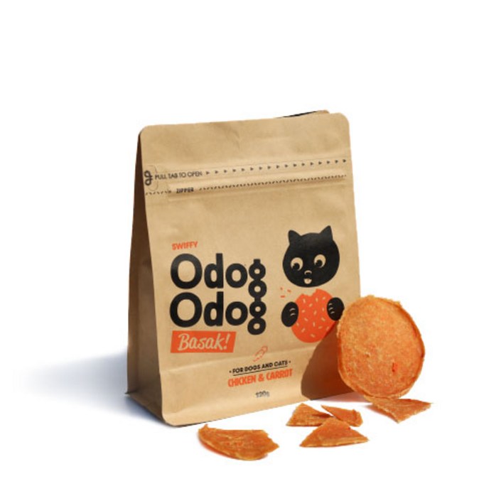 스위피 반려동물 오독오독 바삭 생식 간식 120g