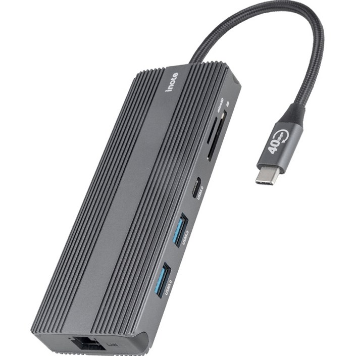 아이노트 9in1 USB C타입 멀티허브 썬더볼트 4지원 TCH65P