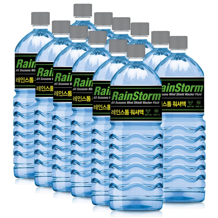 카렉스 레인스톰 에탄올 워셔액, 1.8L, 12개 카렉스 레인스톰 에탄올 워셔액, 1.8L, 12개