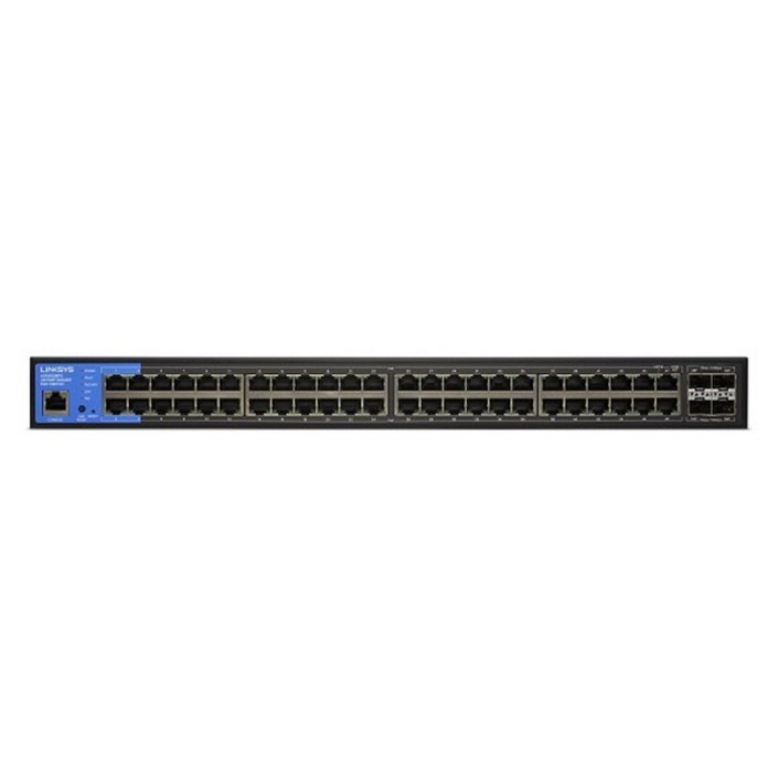 링크시스 48포트 PoE+ 1000Mbps+10G 4SFP+ 스위칭허브, 1개