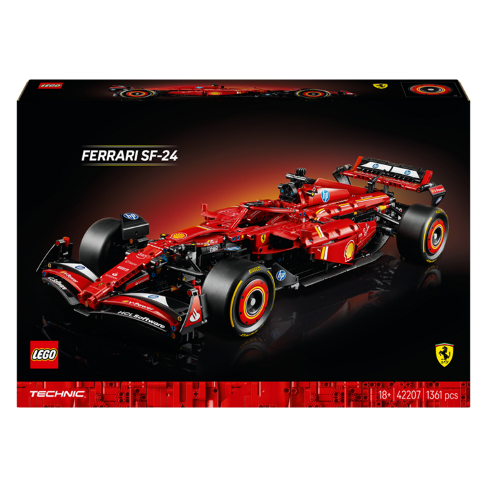 레고 42207 테크닉 Ferrari SF 24 F1 레이스 카, 혼합색상, 1개 레고 42207 테크닉 Ferrari SF 24 F1 레이스 카, 혼합색상, 1개