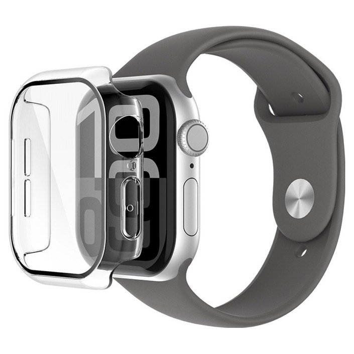 벨킨 템퍼드 커브 강화유리 보호필름  범퍼 케이스 세트 OWA002fqCL, 투명, 1세트