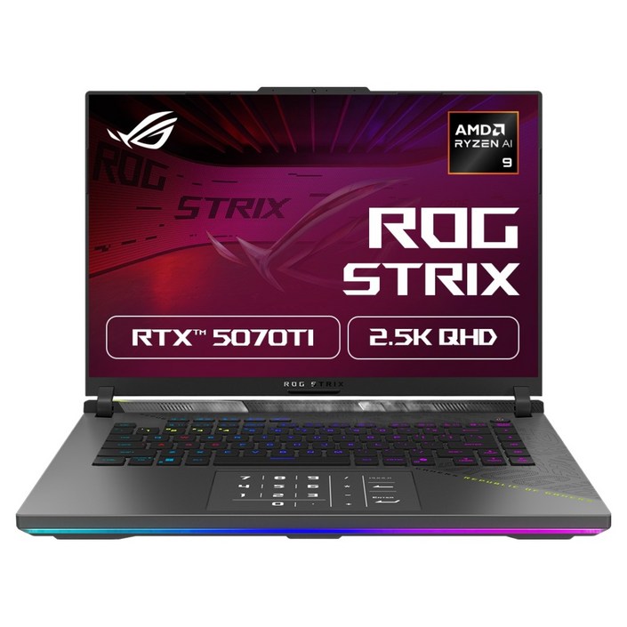 에이수스 2025 ROG 스트릭스 G16 라이젠9 라이젠 9000 시리즈 지포스 RTX 5070 Ti 에이수스 2025 ROG 스트릭스 G16 라이젠9 라이젠 9000 시리즈 지포스 RTX 5070 Ti