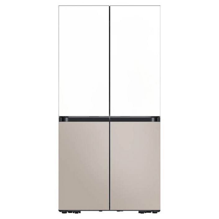 [10% 환급가전] 삼성전자 Bespoke AI 하이브리드 키친핏 637L 4도어 냉장고 방문설치