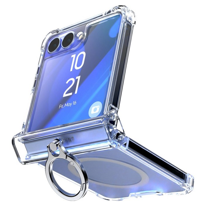 구스페리 맥세이프 with 링 힌지보호 풀커버 휴대폰 케이스