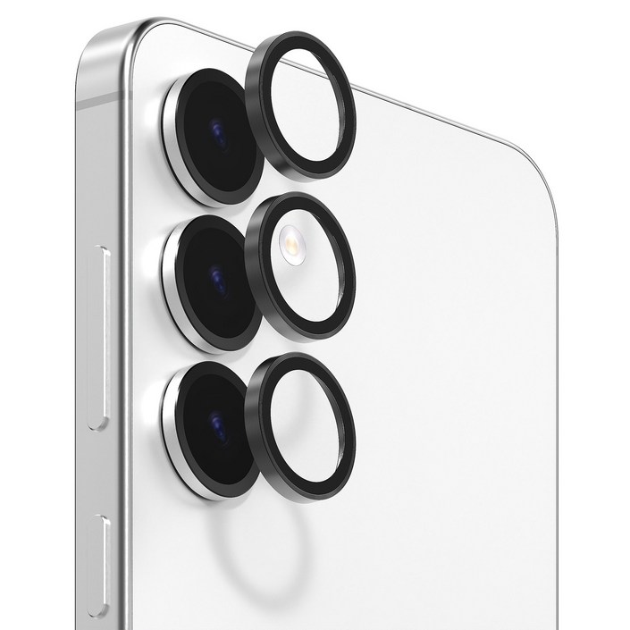 아이히트코리아 카메라쉴드메탈보호필름강화유리2p세트 그레이