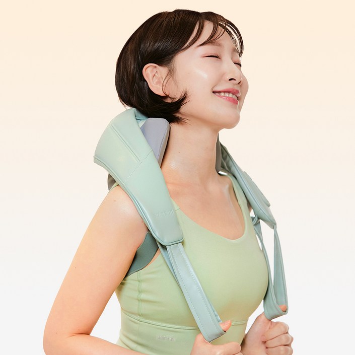 휴플러스 해피룸 무선 목어깨 안마 마사지기 CORDZERO-600, CORDZERO-600, MINT (민트)