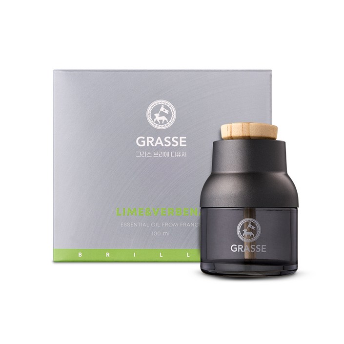 불스원 그라스 브리에 차량용 디퓨저 100ml 본품, 라임 버베나, 1개