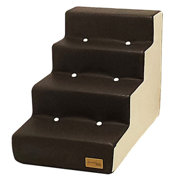 퍼니데코 프리미엄 가죽 강아지계단