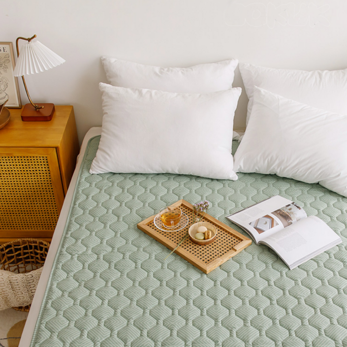 보국전자 에어셀 베이직 전기요 아르데코 BKB2604D, 더블135 x 180 cm, 그린