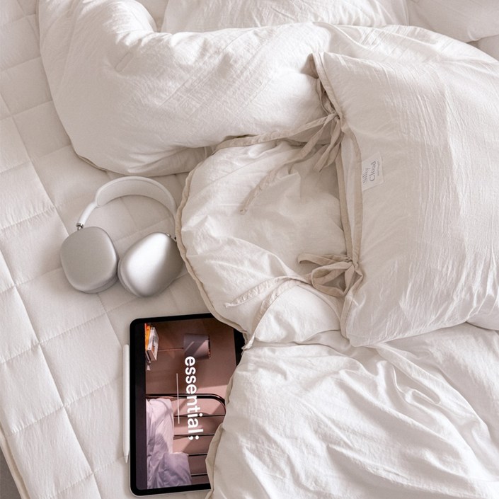 마리엔젤 구름위의 실키클라우드 고밀도 먼지없는 차렵이불베개 세트