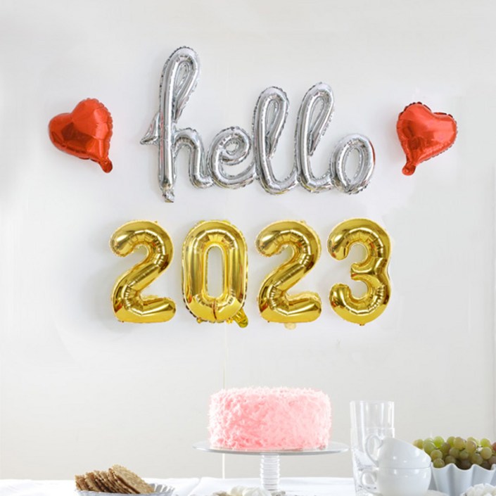 헬로 2023 장식세트