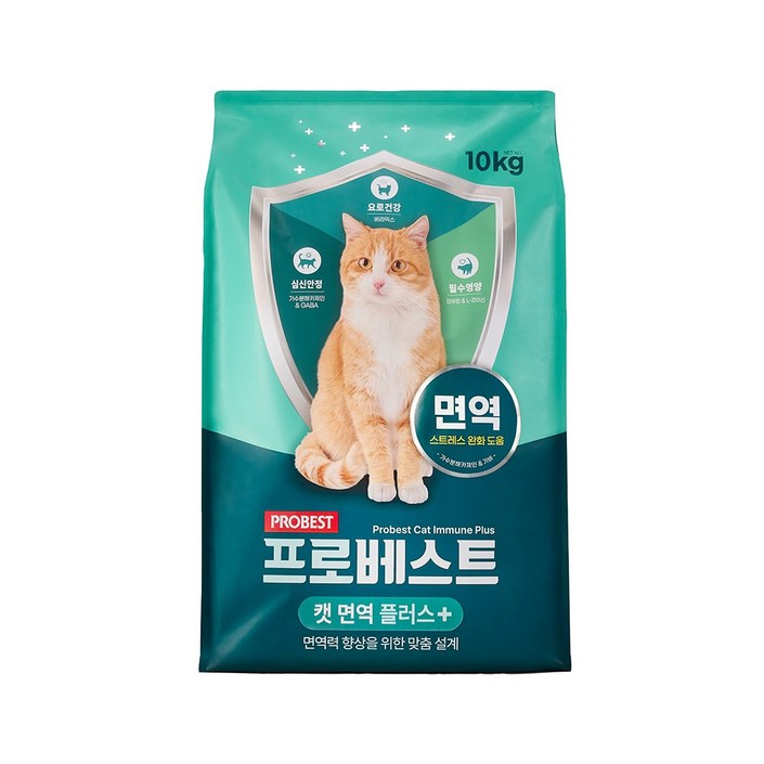 프로베스트 캣 면역플러스 10kg, 닭, 10kg, 1세트