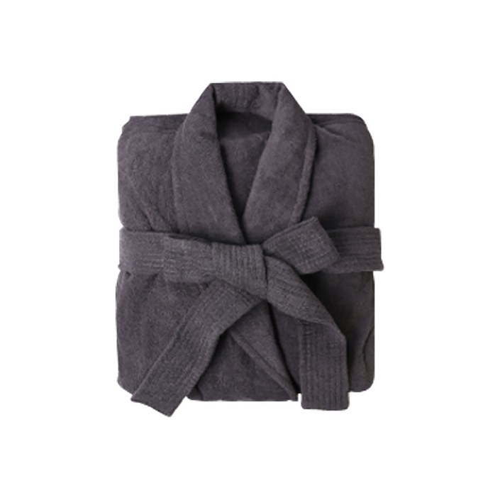 송월타월 40수 라이트 가운 호텔 목욕가운 XL, 1개, 다크그레이