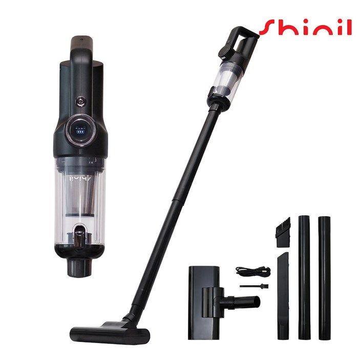 2026년 최신형 신일 프리미엄 초경량 슬림 BLDC모터 무선 청소기 소형 원룸 오피스텔 가정용, SVCMS140, 블랙