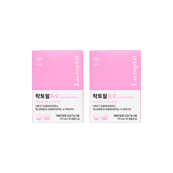 락토필듀오 질 유산균, 30정, 2개