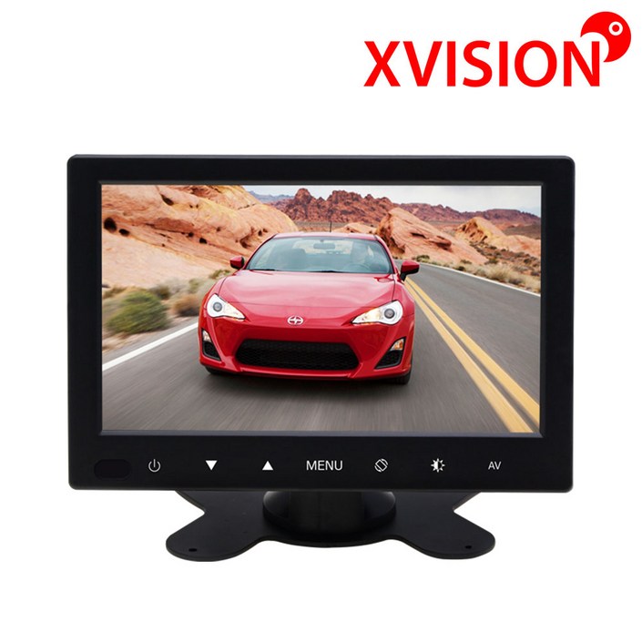 엑스비전 7인치모니터 차량용모니터 후방카메라모니터 햇빛가리개 AHD모니터 주차선지원 701X, 701X거치형800X480모니터, 1