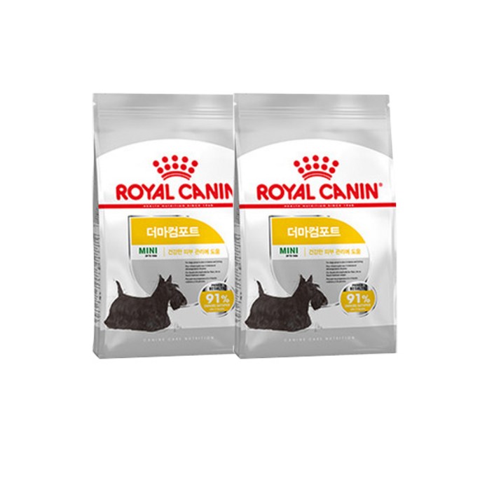 로얄캐닌 미니 더마컴포트 2kg, 1개, 2kg 로얄캐닌 미니 더마컴포트 2kg, 1개, 2kg