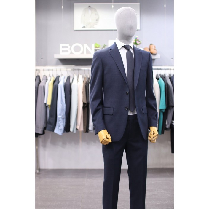 BON 정장 BN4MJ051NY 인디고 네이비 밀롱가 조직 정장