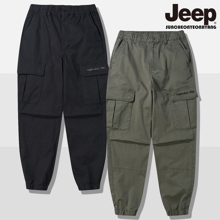 지프바지 카고 조거핏 우븐팬츠 JQ2PTU711