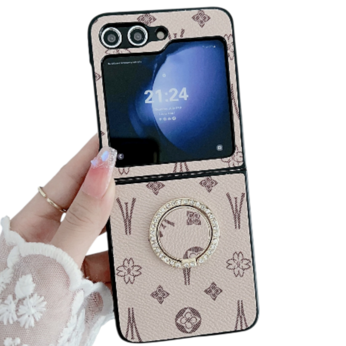 럭스폰 갤럭시 지플립 링 브래킷 빈티지 flip 전용 명품 케이스