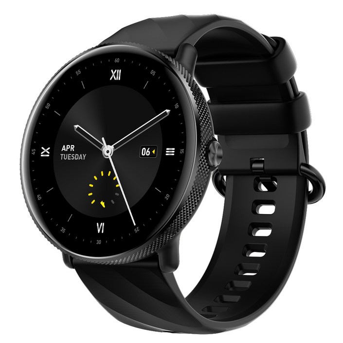 한정특가WAPIK 와피크 블루투스 통화 스마트워치 Y8 AMOLED 고화질 AOD, 블랙, 45mm, 블루투스